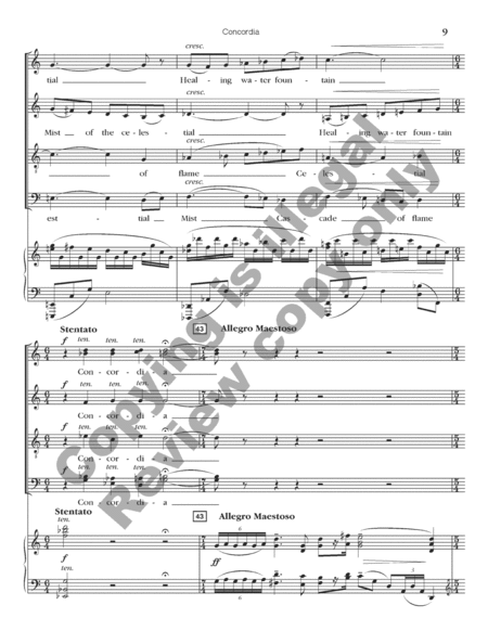 Concordia (Choral Score) image number null