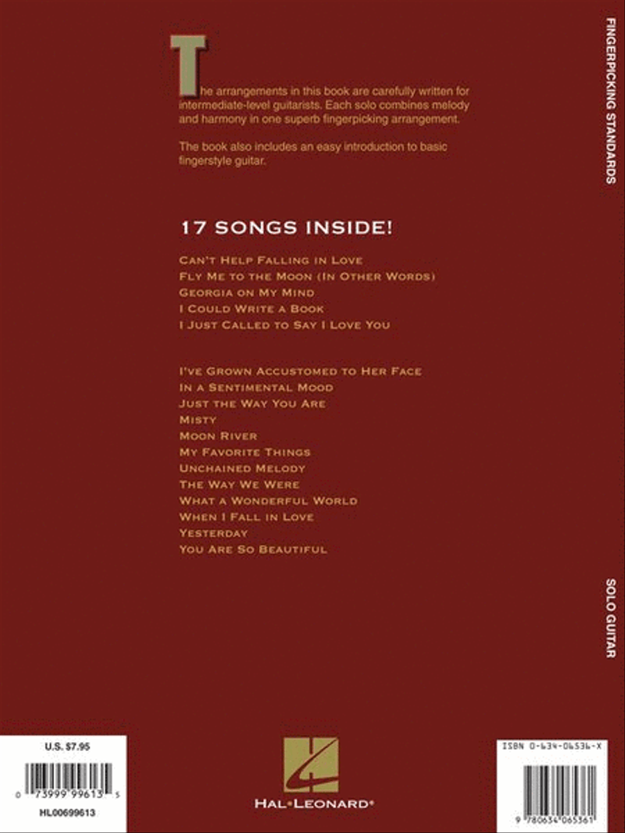 Fingerpicking Standards Electric Guitar scores gallery preview page 7