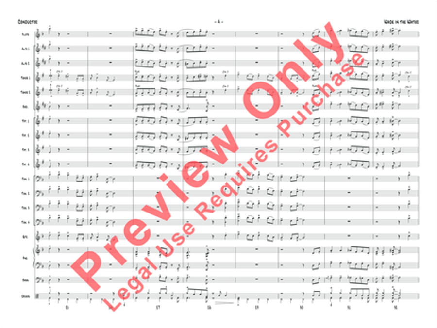 Wade in the Water Wade in the Water Jazz Ensemble scores gallery preview page 7