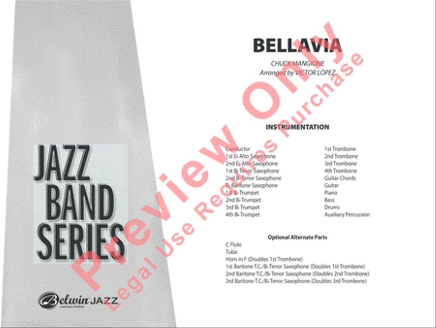 Bellavia Jazz Ensemble scores gallery preview page 2