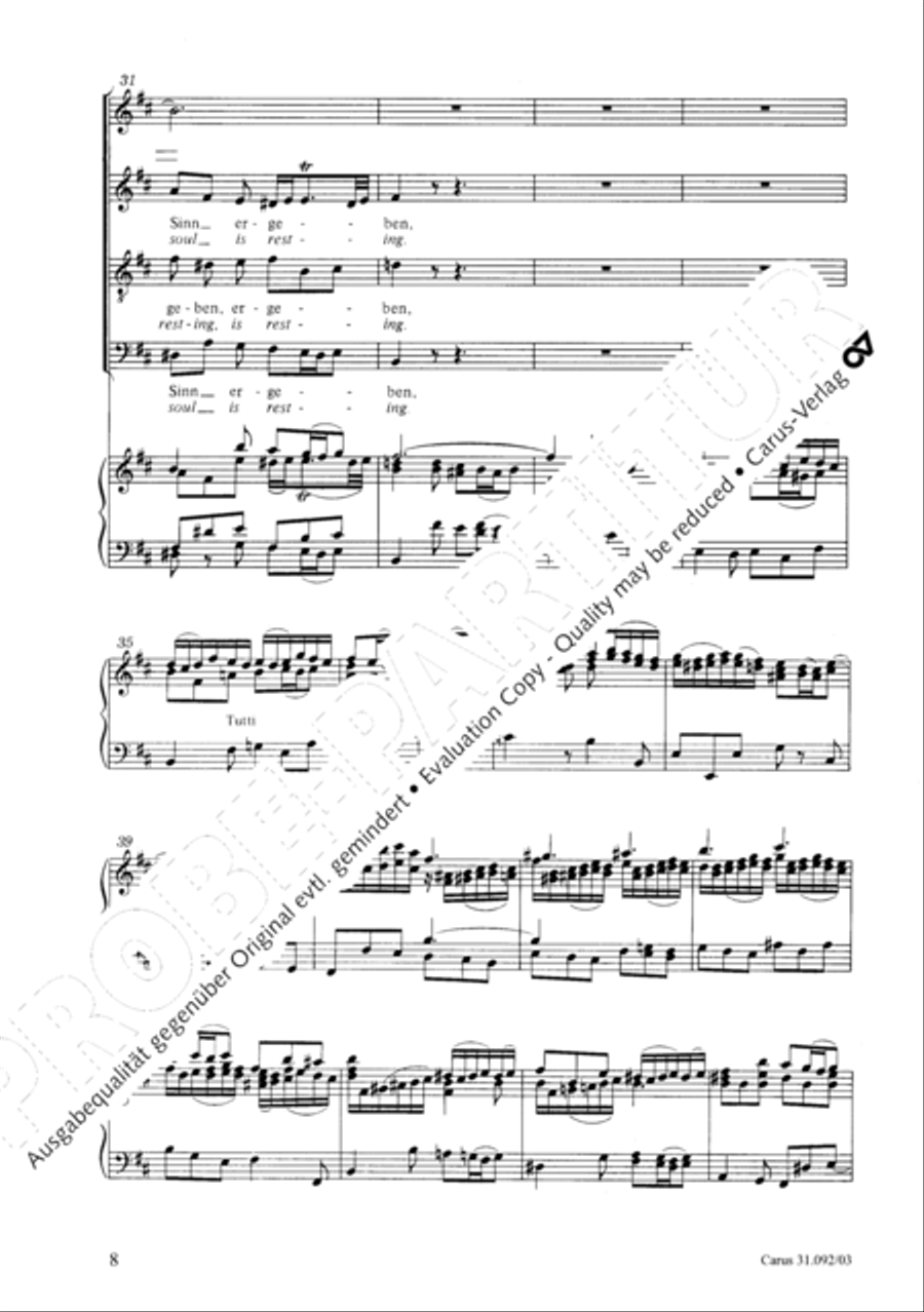 My spirit does in God abide 4-Part scores gallery preview page 9