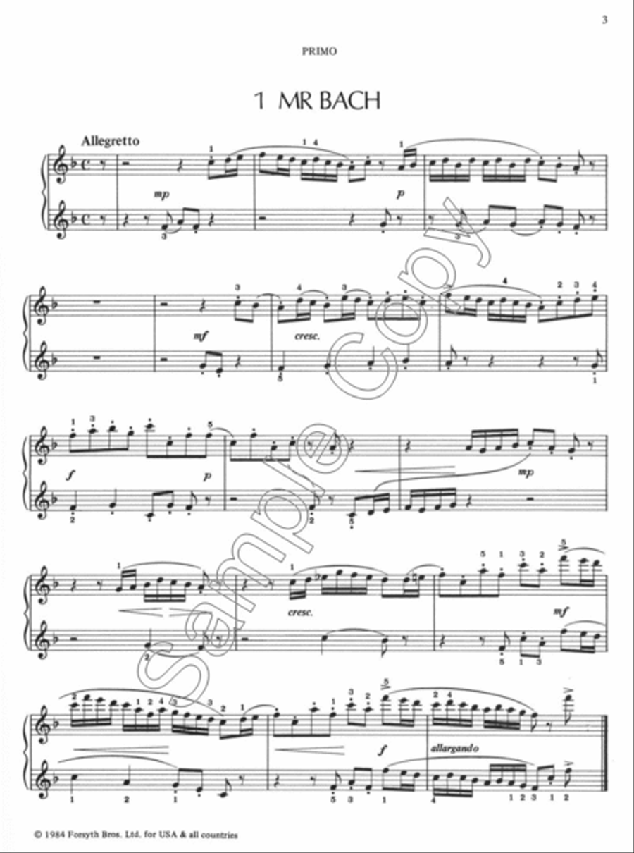 For You and Me Book 3 Piano Duet scores gallery preview page 3