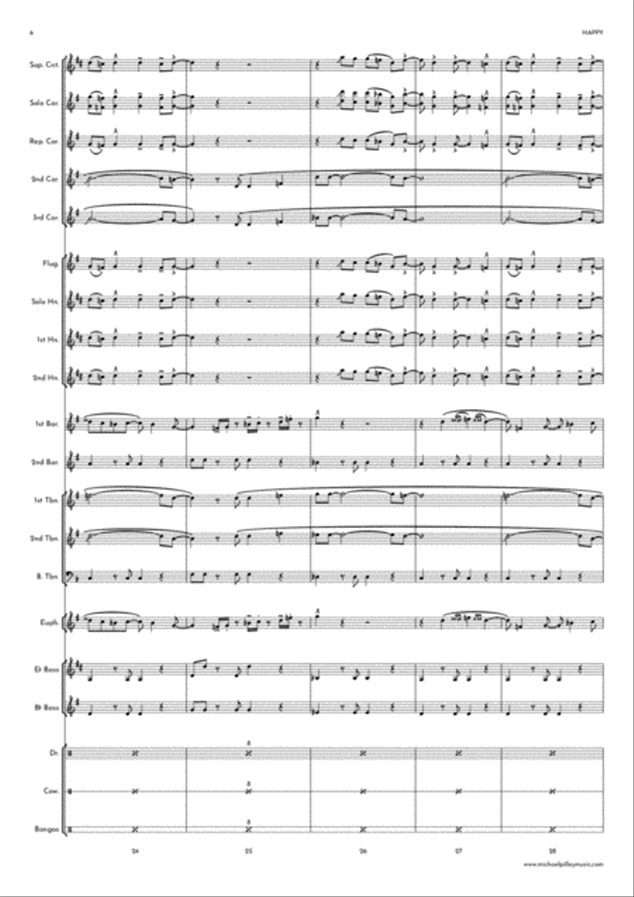 Happy Brass Band scores gallery preview page 6
