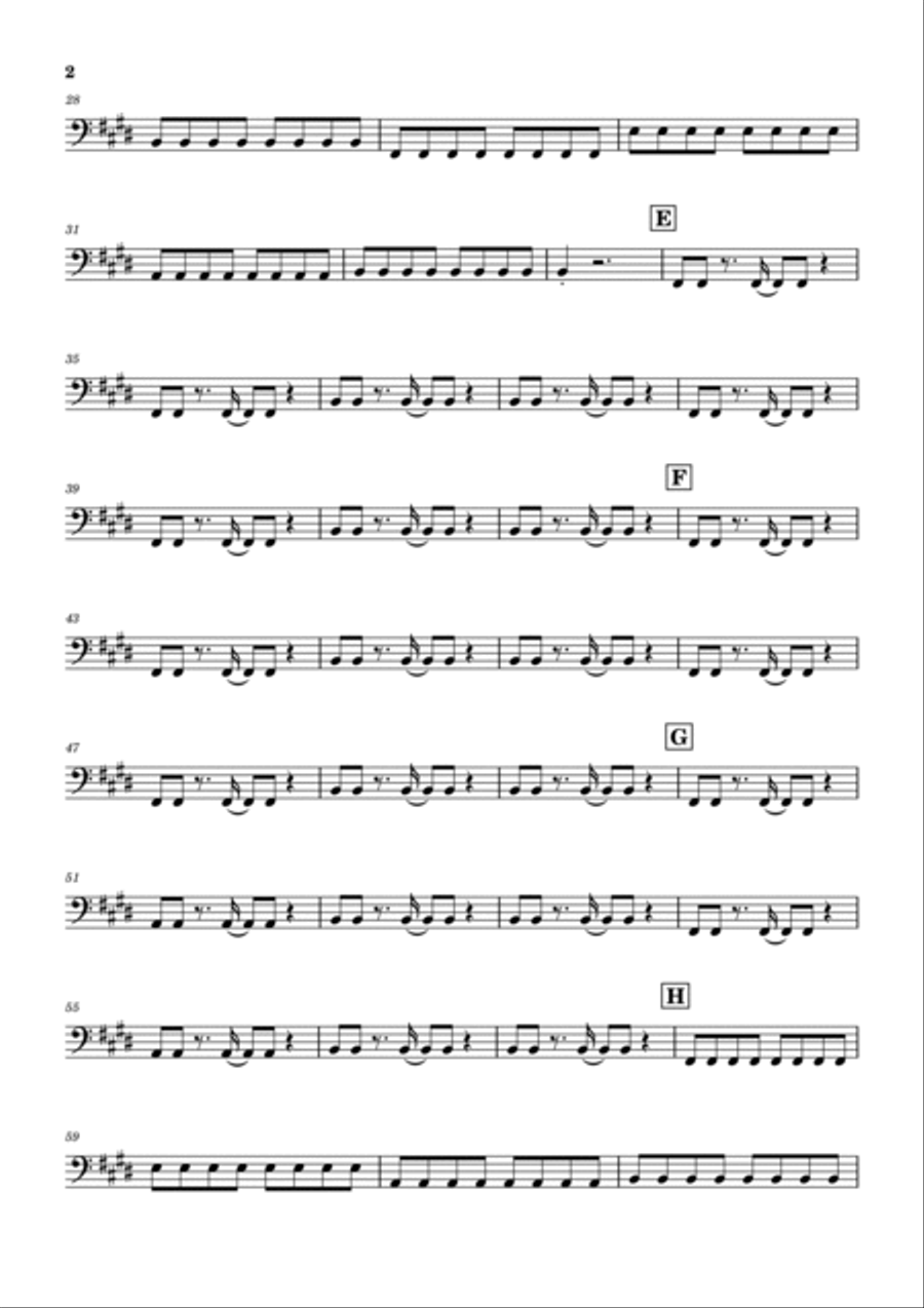 You Oughta Know Bass Guitar scores gallery preview page 2