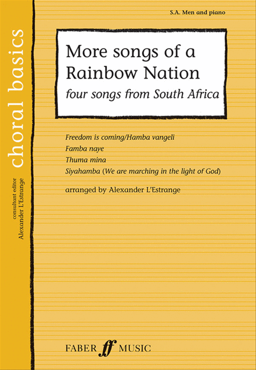 More Songs of a Rainbow Nation 3-Part scores gallery preview page 1