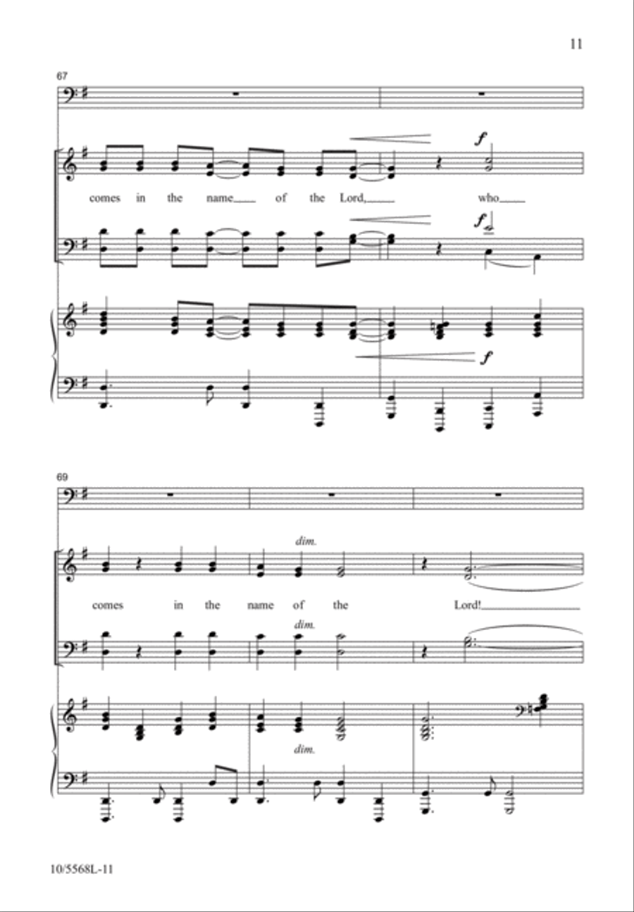 That's Where Love Will Find Me 4-Part scores gallery preview page 11