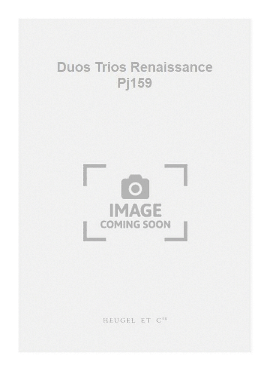 Duos Trios Renaissance Pj159 2-Part scores gallery preview page 1