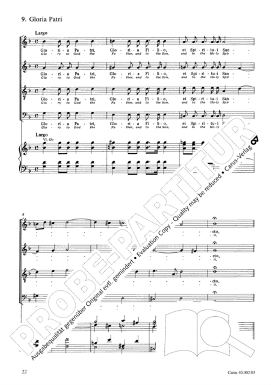 Magnificat Magnificat SA scores gallery preview page 23