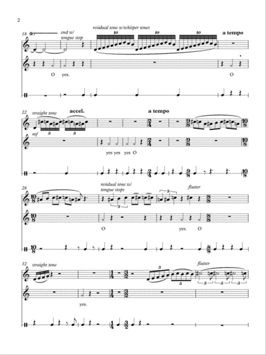 Penelope for Piccolo Solo Piccolo scores gallery preview page 3