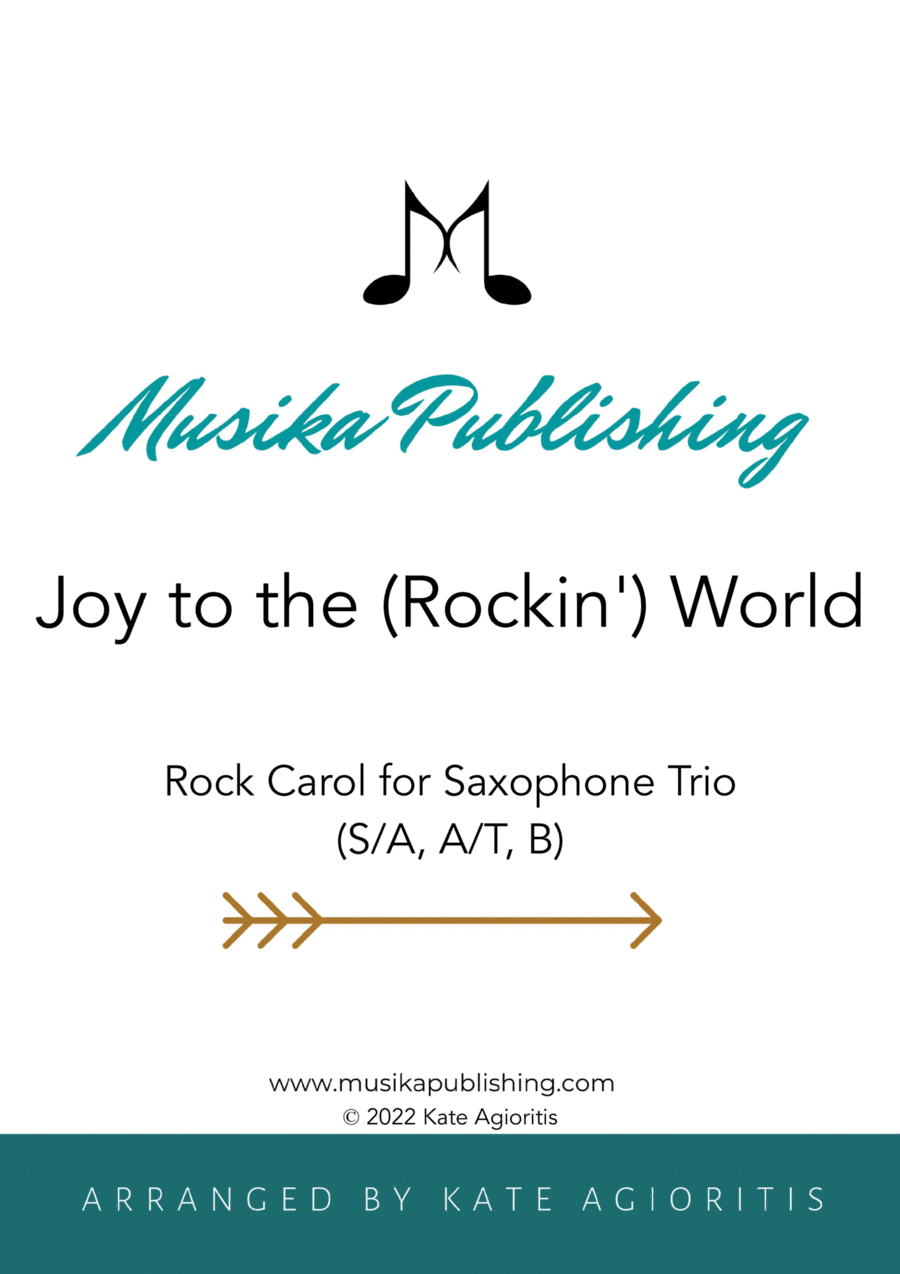 Joy to the (Rockin') World Woodwind Trio scores gallery preview page 1