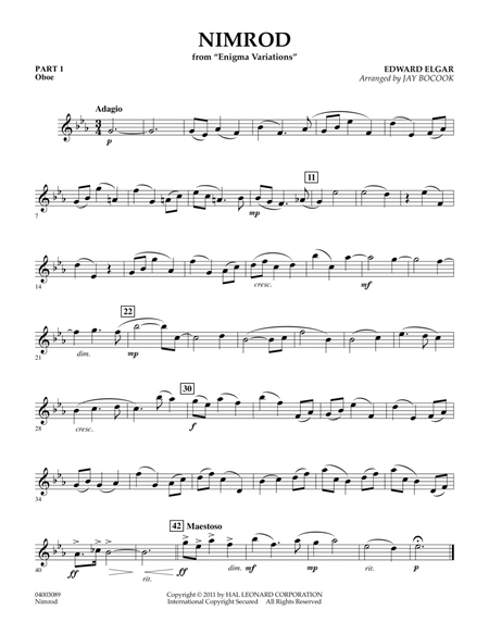 Nimrod (from Enigma Variations) - Pt.1 - Oboe