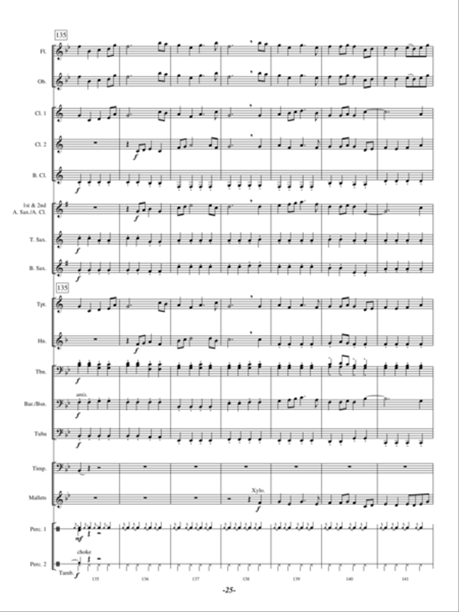 Whispering Ridge Whispering Ridge Concert Band scores gallery preview page 24