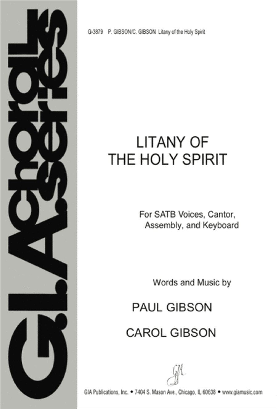 Litany of the Holy Spirit - SATB edition 4-Part scores gallery preview page 1