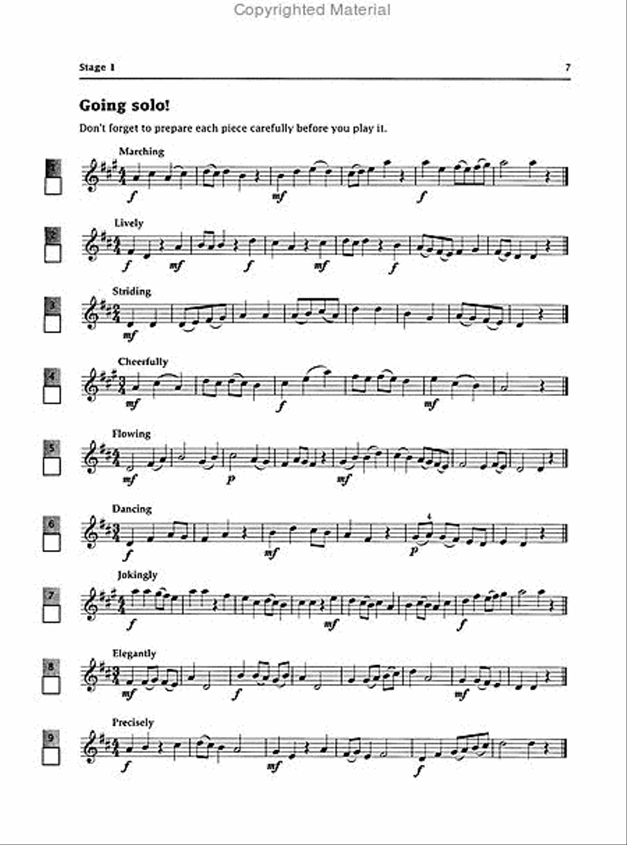 Improve Your Sight-reading! Violin, Level 2 Violin scores gallery preview page 3