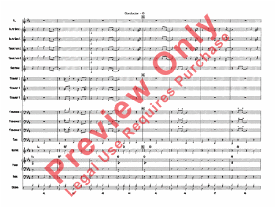 Jazzy Merry Christmas Jazz Ensemble scores gallery preview page 9
