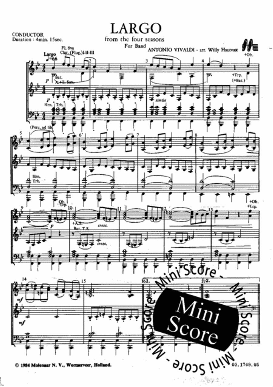 Largo Fanfare Band scores gallery preview page 5