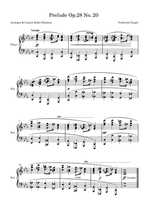 Prelude in C Minor Op. 28 No. 20