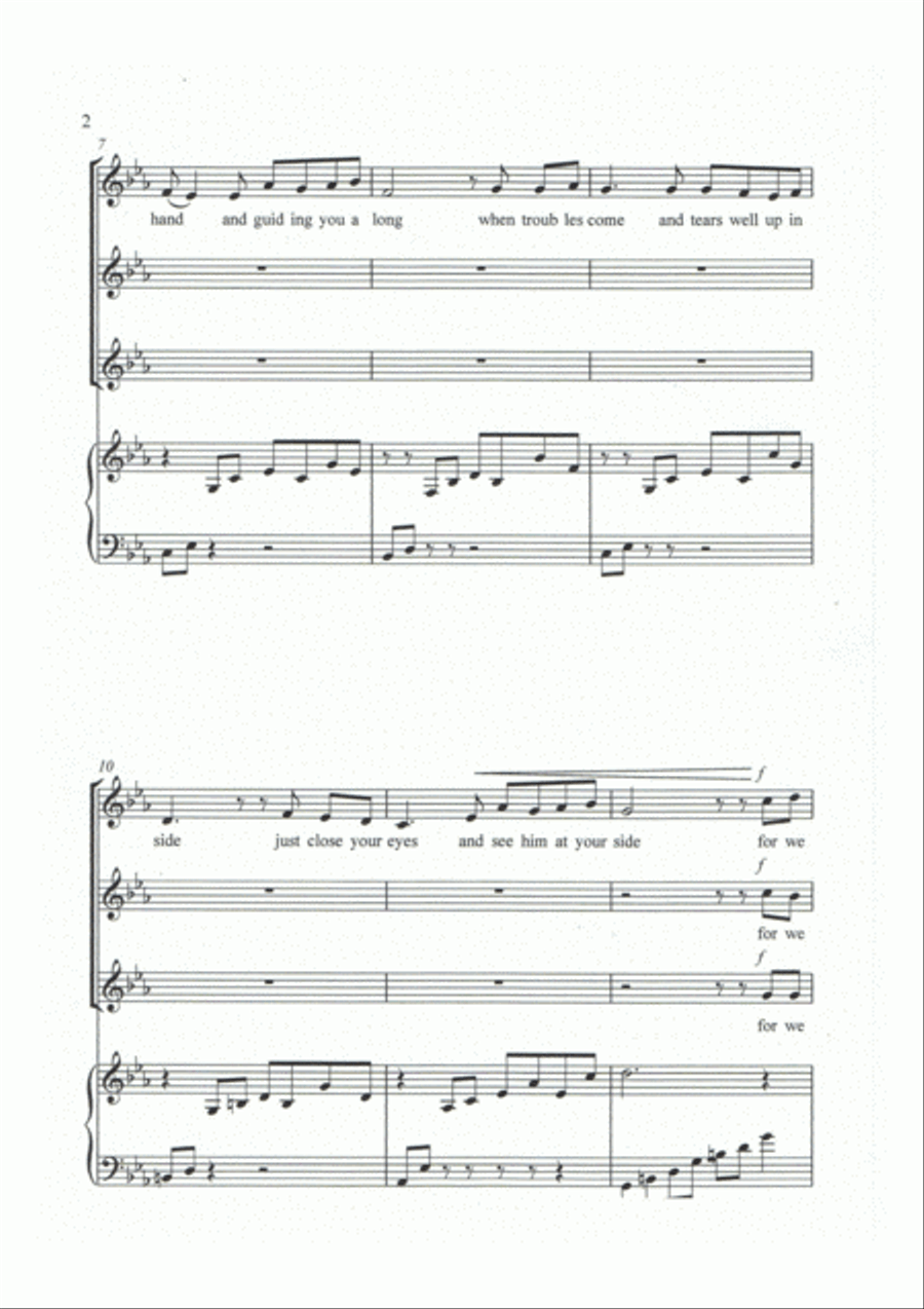 Angels By your Side Angels By your Side Choir scores gallery preview page 3