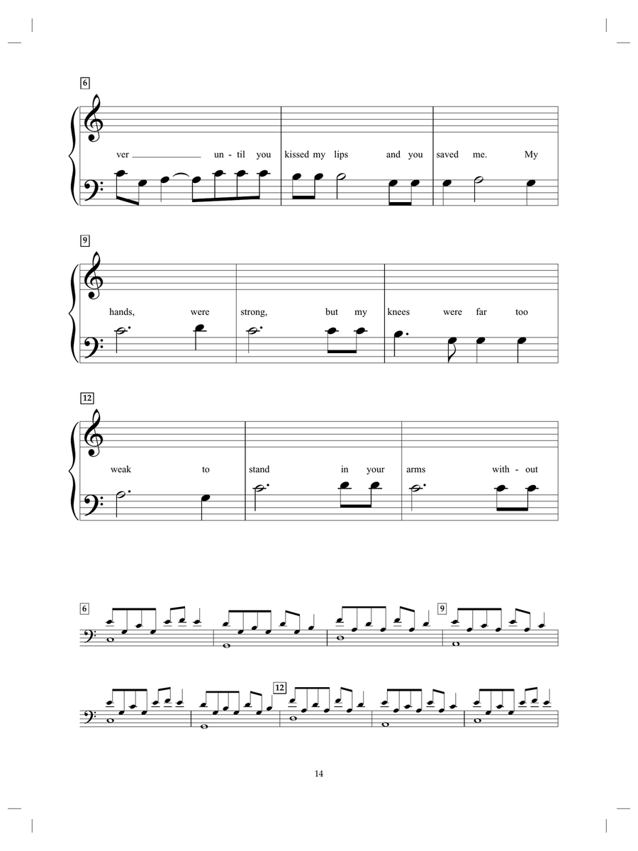 Set Fire To The Rain Piano scores gallery preview page 2