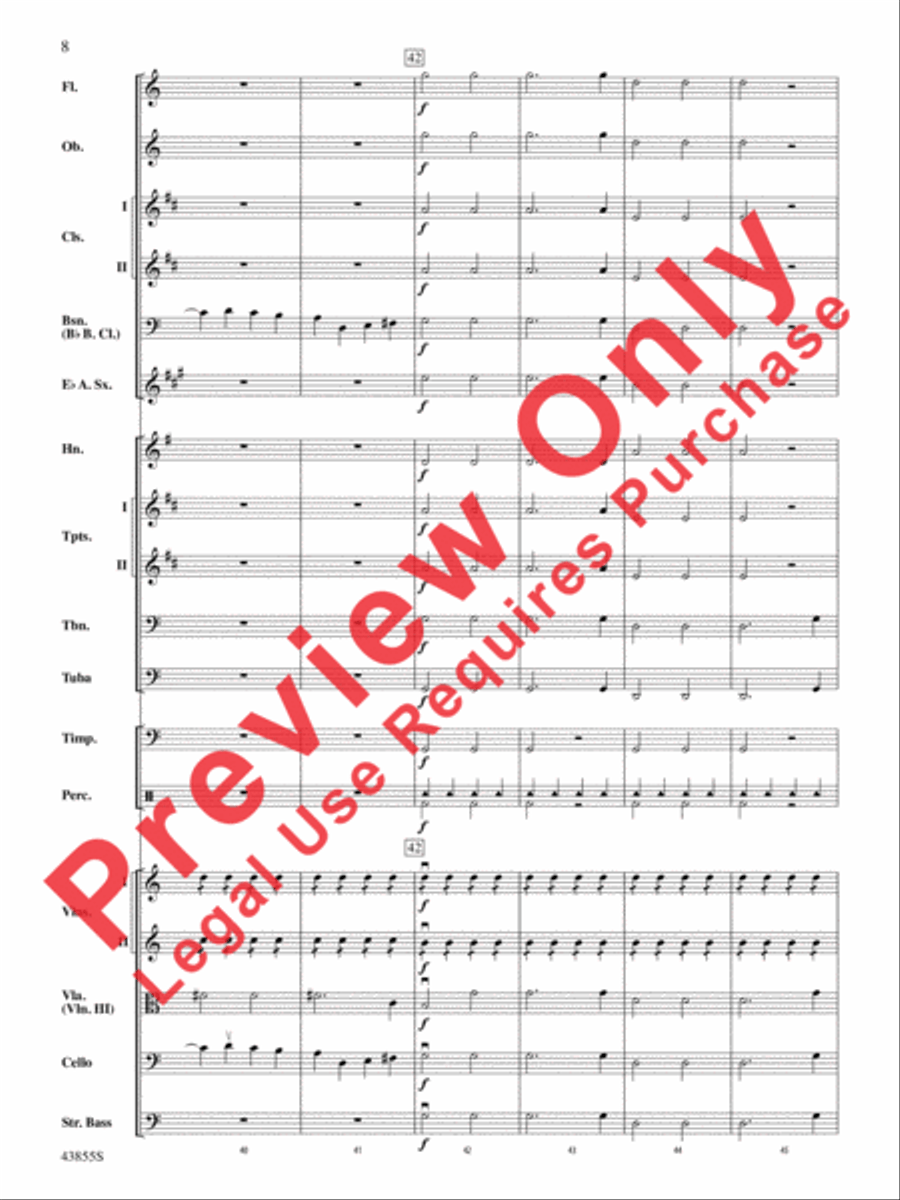 The Abduction from the Seraglio Full Orchestra scores gallery preview page 9