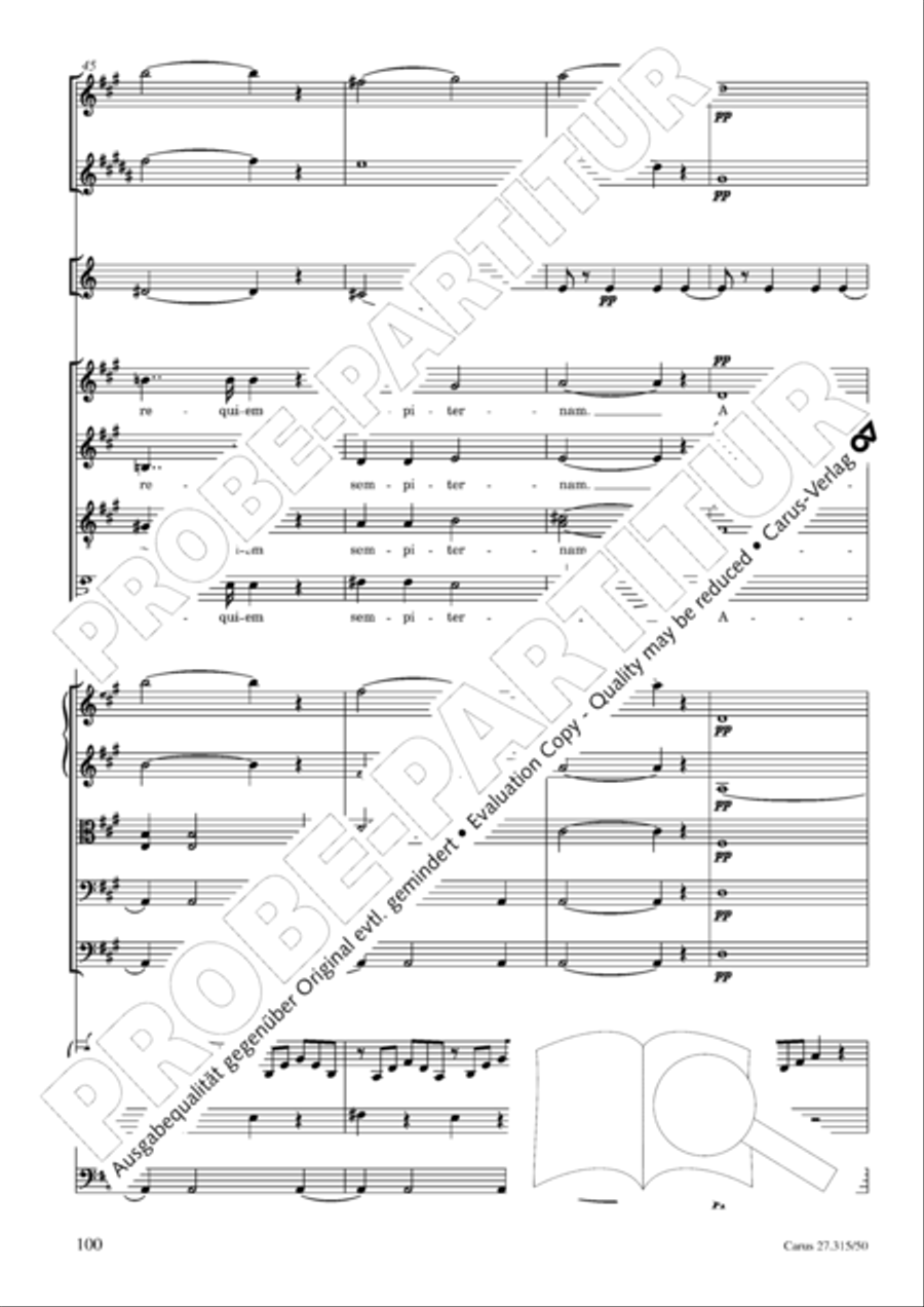 Requiem in C major Requiem in C major 4-Part scores gallery preview page 103