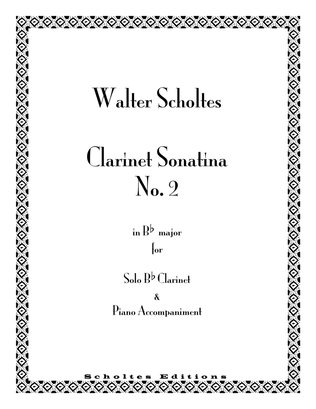 Clarinet Sonatina No. 2 in Bb Major with Piano Accompaniment
