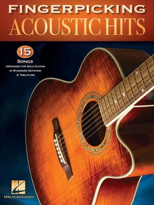 Book cover for Fingerpicking Acoustic Hits