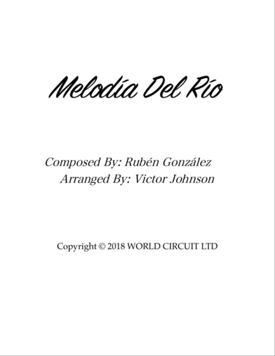 Melodia Del Rio Piano Solo scores gallery preview page 1