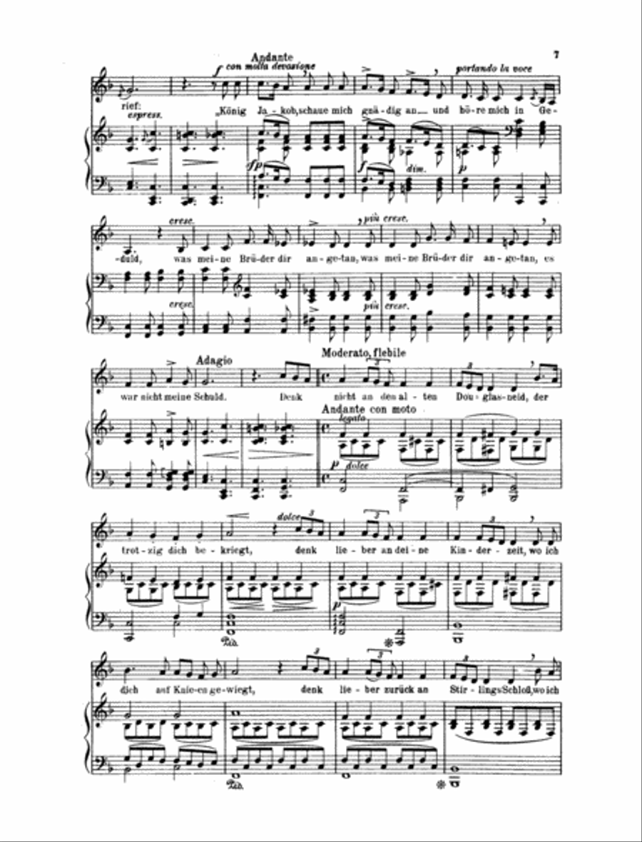 Archibald Douglas, Op. 128 Low Voice scores gallery preview page 6