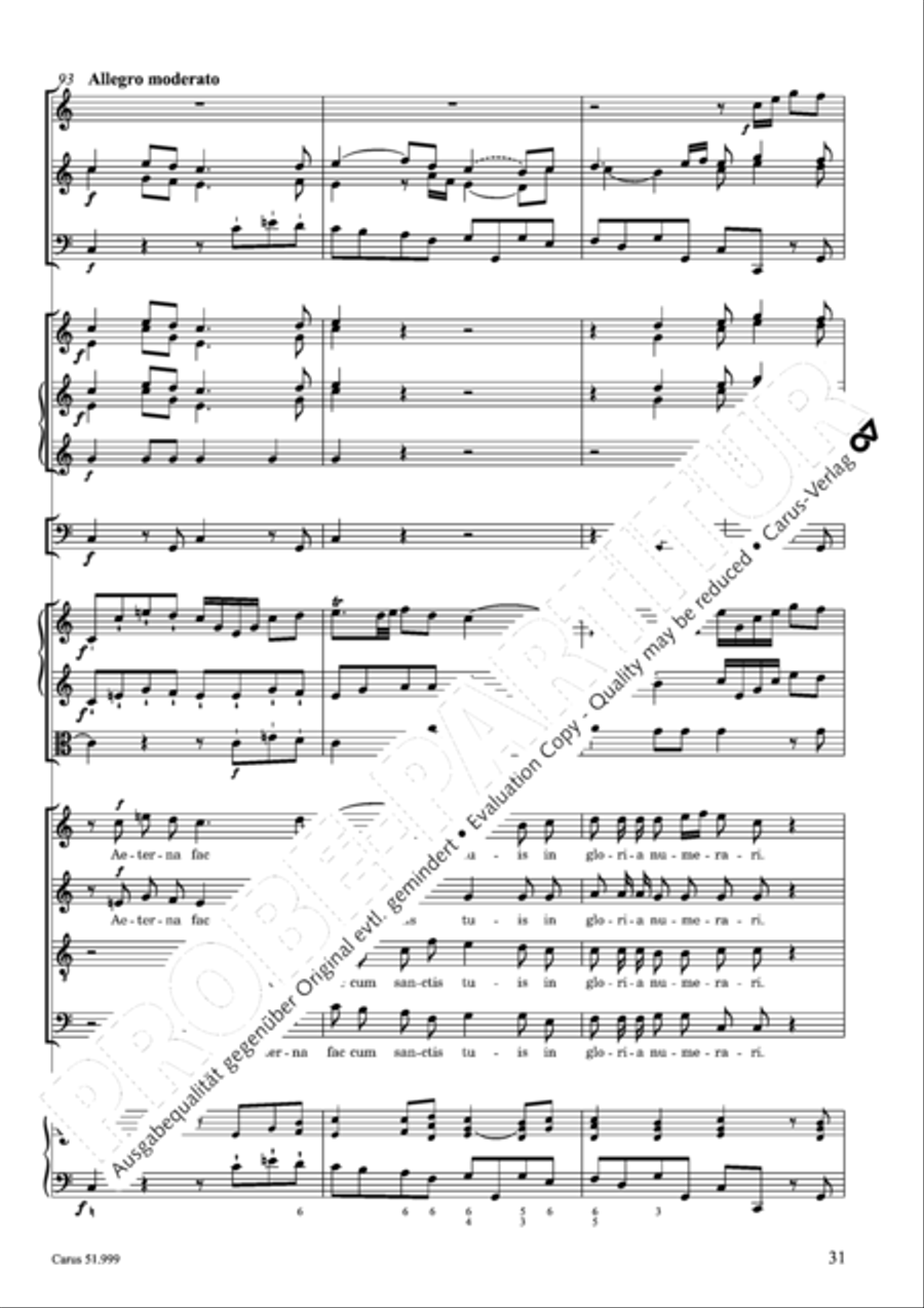 Te Deum Te Deum 4-Part scores gallery preview page 32