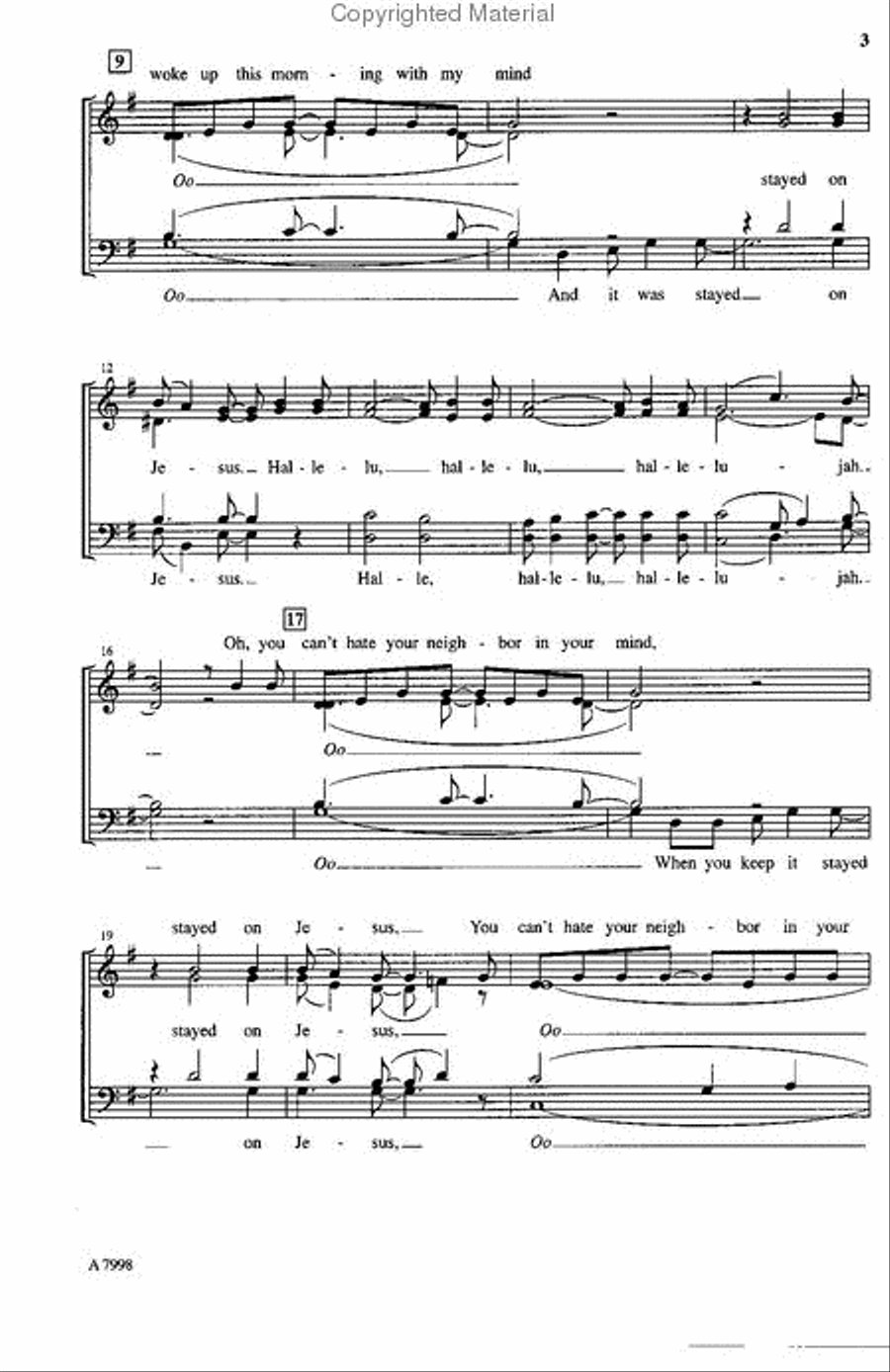 <br>Sheet music extract