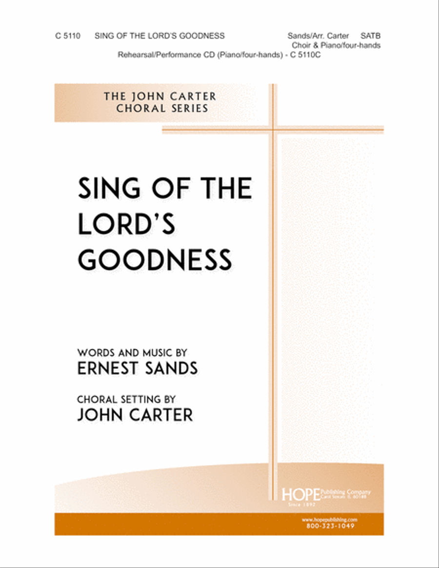 Sing of the Lord's Goodness image number null