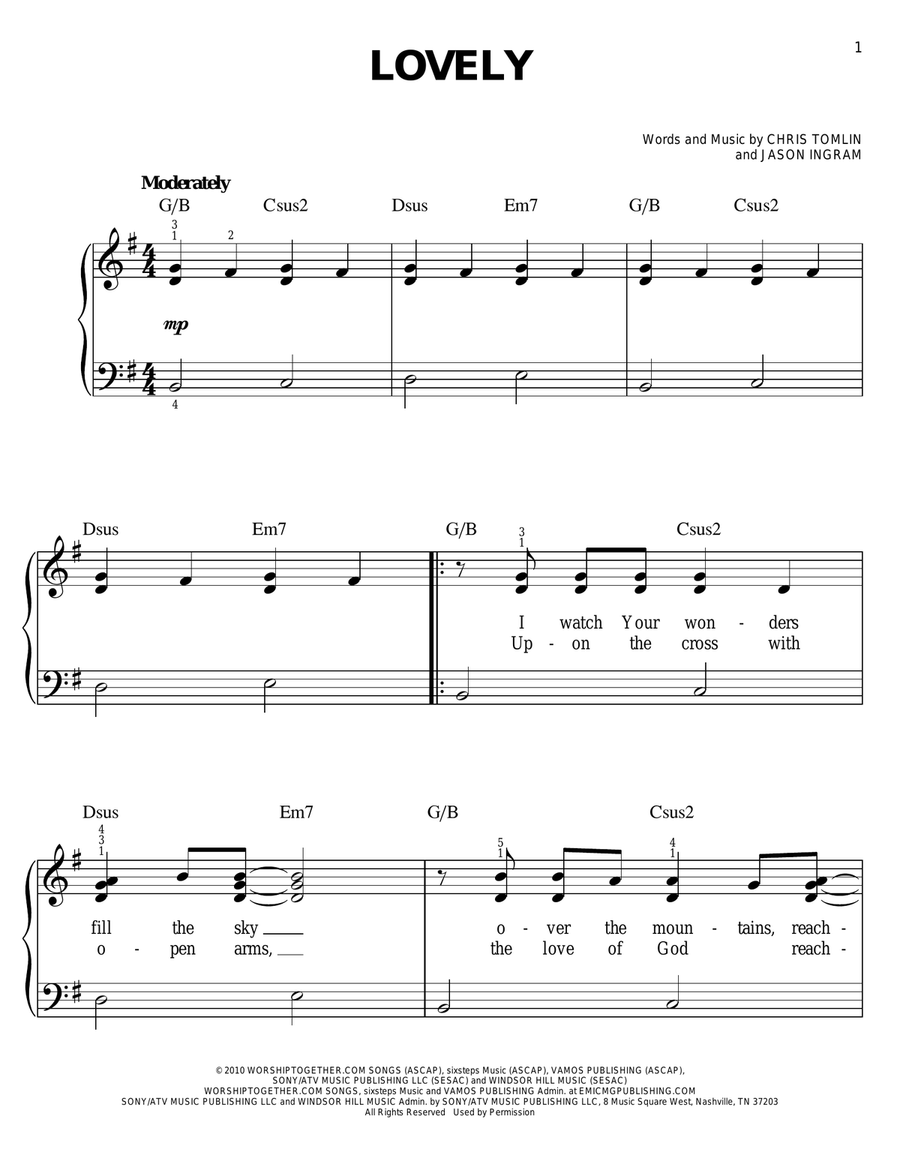 Lovely Lovely Voice scores gallery preview page 1