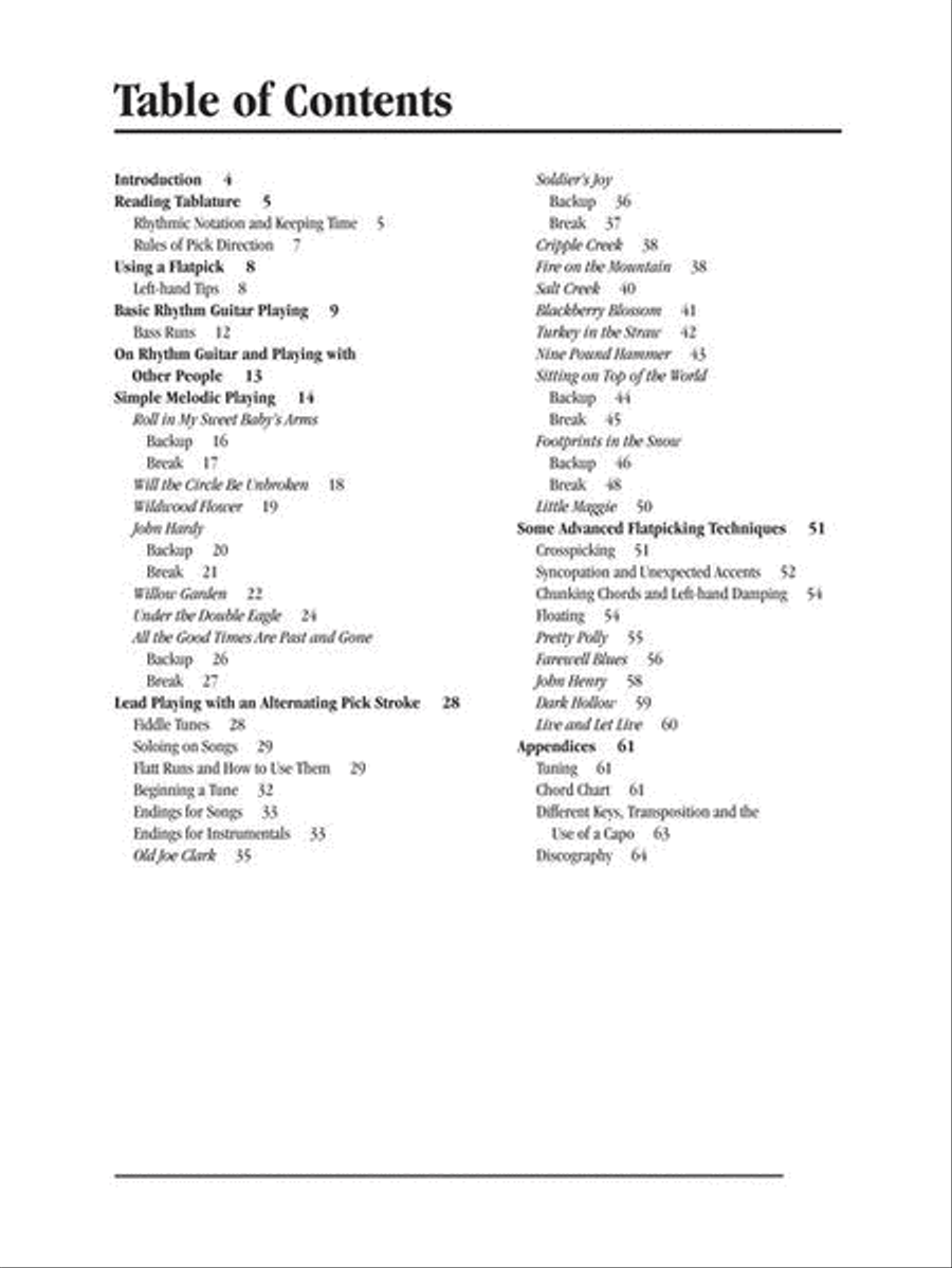 Teach Yourself Bluegrass Guitar Acoustic Guitar scores gallery preview page 5