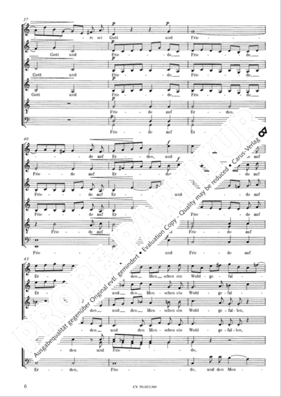 Be not afraid (Furchtet euch nicht) SSAATB scores gallery preview page 7