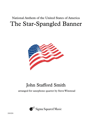 Book cover for The Star-Spangled Banner for Saxophone Quartet