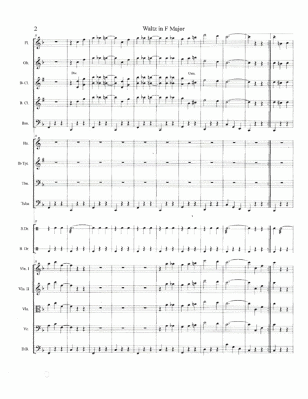 Waltz in F Major--Full Orchestra image number null