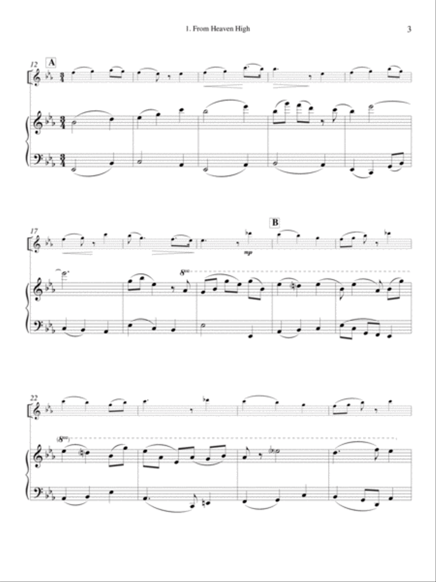 From Heaven High Flute scores gallery preview page 3