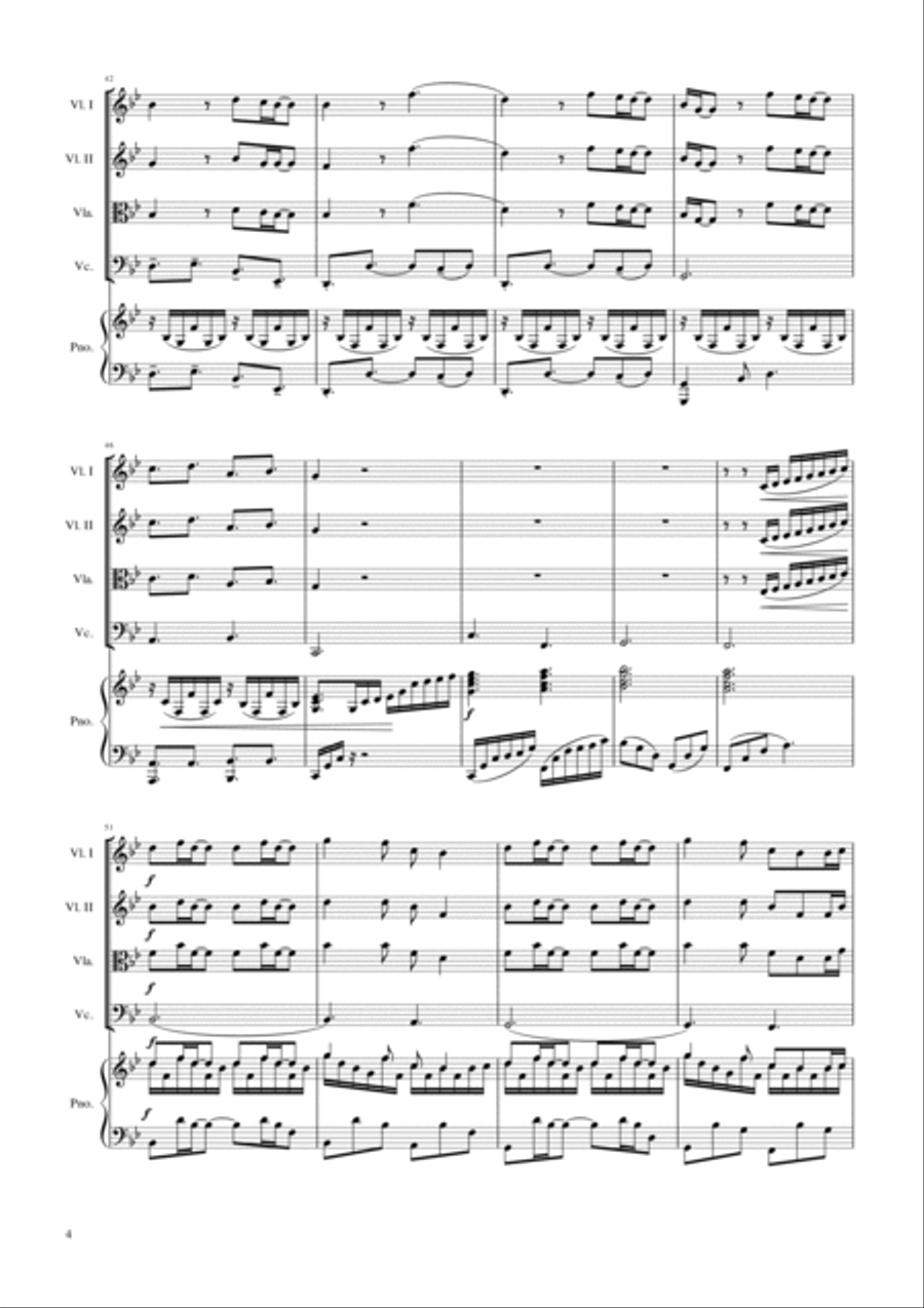 A Thousand Years Small Ensemble scores gallery preview page 4