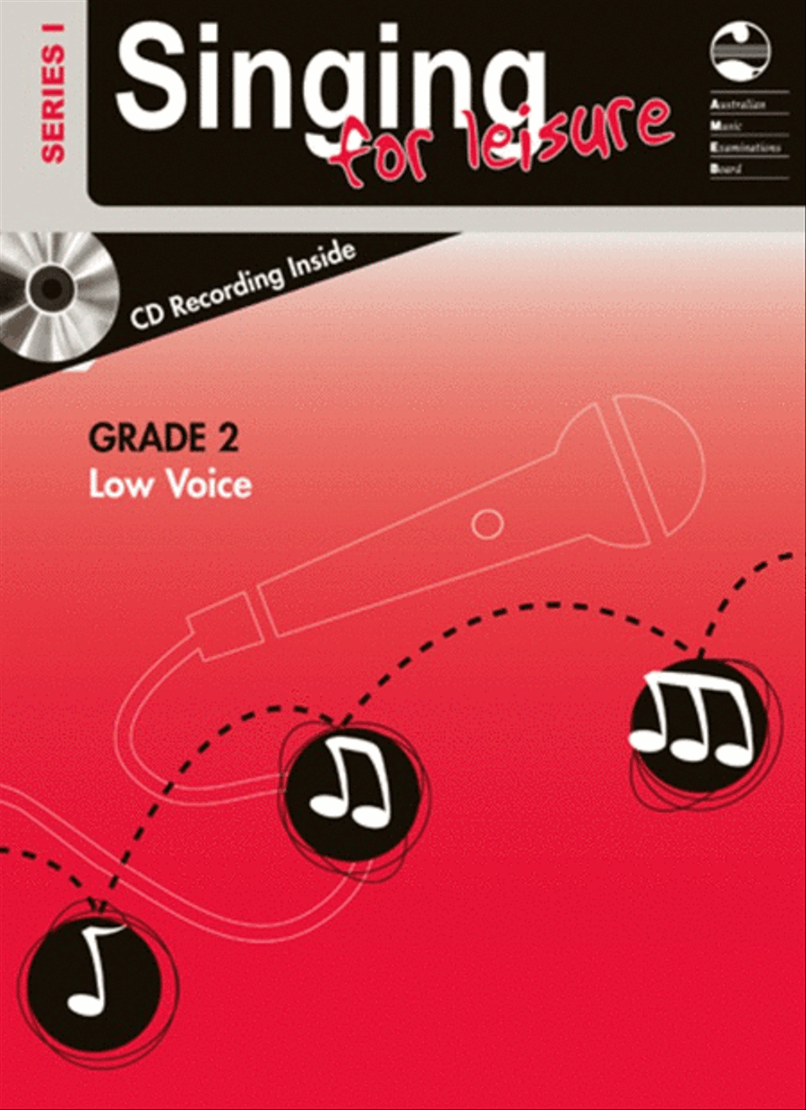 AMEB Singing For Leisure Book/CD Grade 2 Low Series 1 Voice scores gallery preview page 1