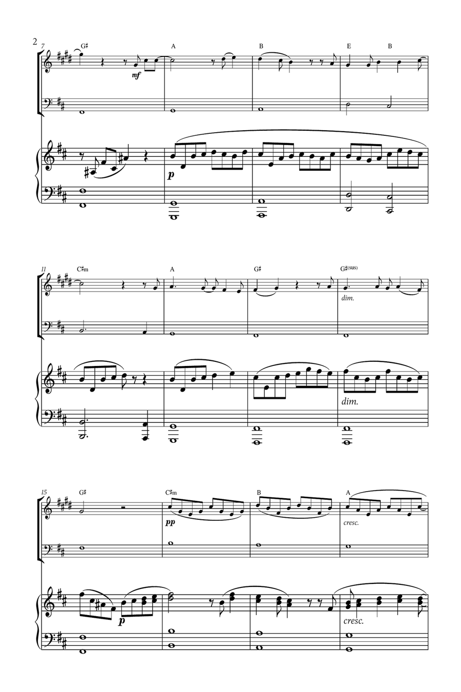 Mary, Did You Know? Soprano Saxophone scores gallery preview page 2