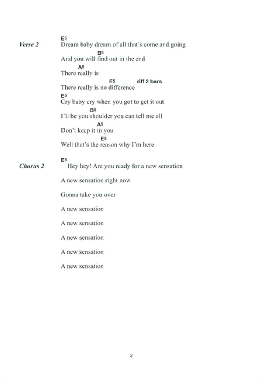 New Sensation Acoustic Guitar scores gallery preview page 2