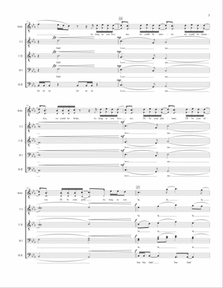 As Long As You Love Me As Long As You Love Me TTBB scores gallery preview page 4