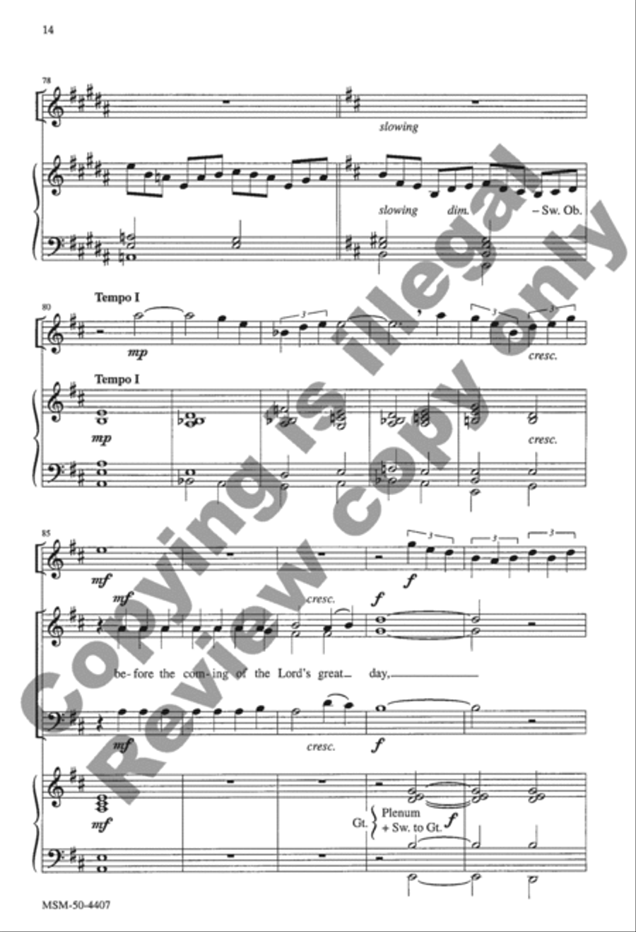 In the Last Days 3-Part scores gallery preview page 29