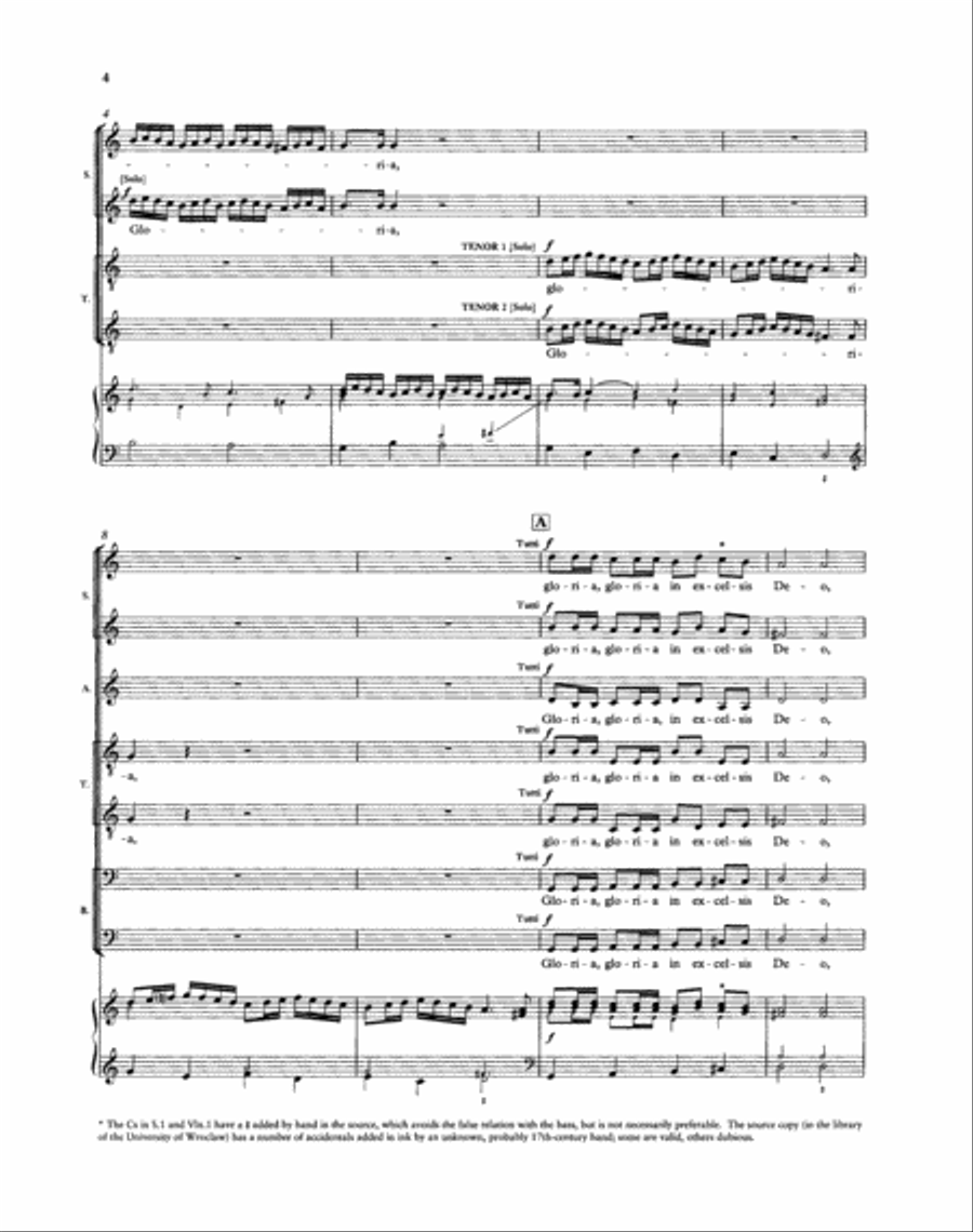 Gloria a 7 SSAATTBB scores gallery preview page 4