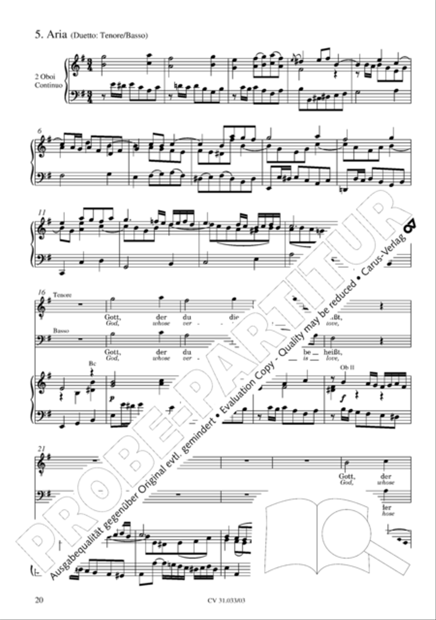 Lord Jesus Christ, in thee alone (Allein zu dir, Herr Jesu Christ) ATB scores gallery preview page 21