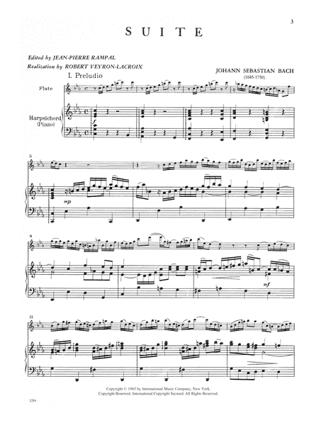 Partita (Suite) In C Minor, S. 997