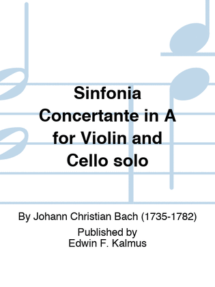 Sinfonia Concertante in A for Violin and Cello solo