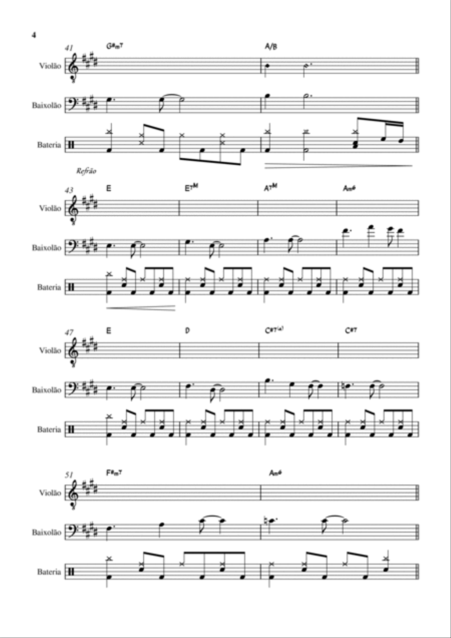 How Deep Is Your Love String Duet scores gallery preview page 4