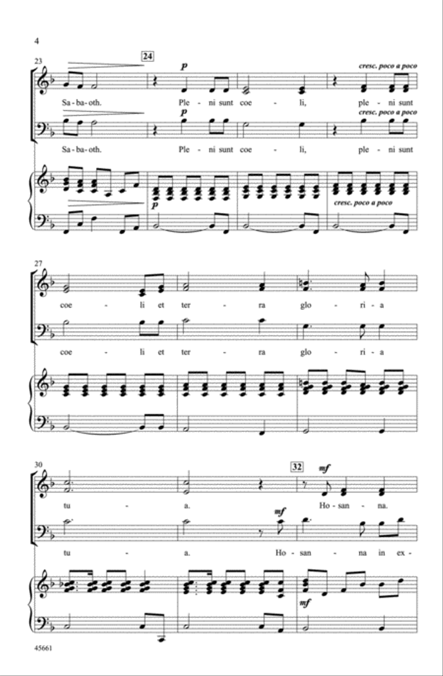 Sanctus Sanctus Choir scores gallery preview page 3